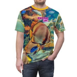 Exotic Life Unisex Tee, Vibrant Ocean Vibe Shirt, Perfect Gift for Beach Lovers, Summer Apparel, Beach T-Shirt