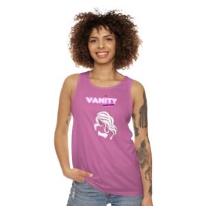 Vanity Driven Pink Glam Graphic Tank Top — Women's Hair & Makeup