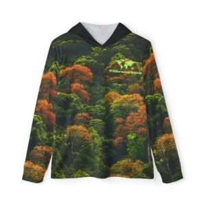 Wilderness World Athletic Hoodie - Nature-Camouflage Activewear for Outdoor Lovers, Hunting Hoodie, Hiker Hoody