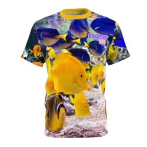 Exotic Life Casual T-Shirt, Vibrant Swimwear Summer Tee, Ocean Lover Gift, Beachwear, Beach T-Shirt