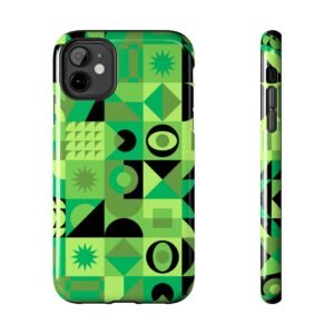 Green Symbolism Crack Proof Tough Phone Cases - Vibrant Health, Life, Rebirth, Renewal, New Growth, iPhone Accessory