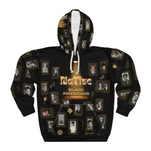 Native Black Americans (NBA) Unisex Pullover Hoodie (AOP)