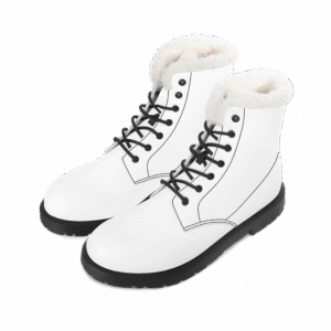 Vanity Driven Brand Women’s Pink Faux Fur & Leather Ankle Boots — Cozy Winter Fashion