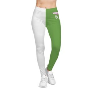 Vanity Driven Sexy Neon Green & White Yoga Pants — Two-Tone AOP Vanity Leggings
