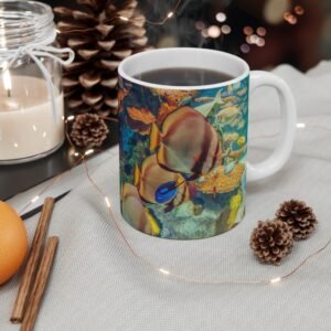Exotic Life Aquatic Coffee Mug -Tea Cup, Coffee Cup, Sipping Mug, Exotic Drinking Cup