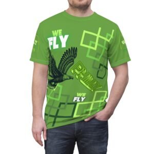 We Fly Philly Graphic Tee Shirt- Vibrant Unisex Philly T-Shirt , We Fly Philly Jersey, We Fly In Philadelphia Shirt