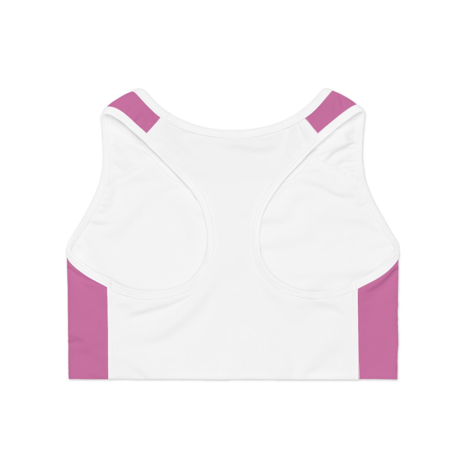 Vanity Driven Pink Sports Bra — Feminine Activewear Crop Top - Image 4