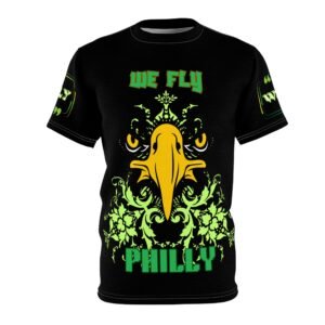 We Fly Philly Graphic Tee Shirt- Vibrant Unisex Philly T-Shirt , We Fly Philly Jersey, We Fly In Philadelphia Shirt
