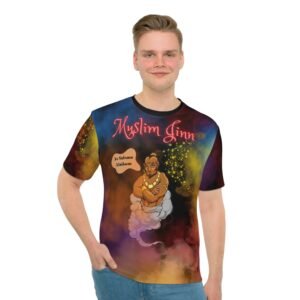 Muslim Jinn Unisex Loose T-shirt AOP | Muslim T-Shirt | Eid Gift for Muslims Muslim Athletic Wear Islamic Clothes Tops Tees T-shirts