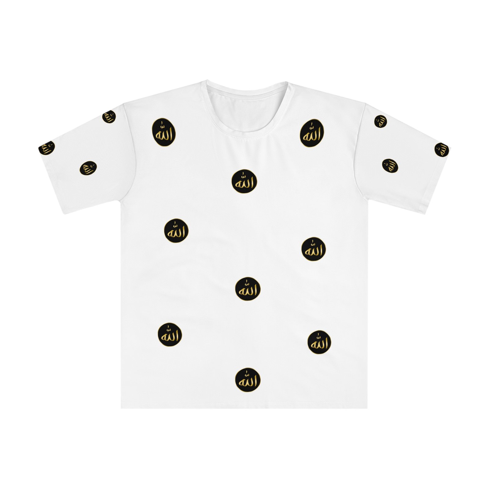 The Allah Name Unisex Loose T-shirt AOP | Muslim T-Shirt | Eid Gift for Muslims Muslim Athletic Wear Islamic Clothes Tops Tees T-shirts