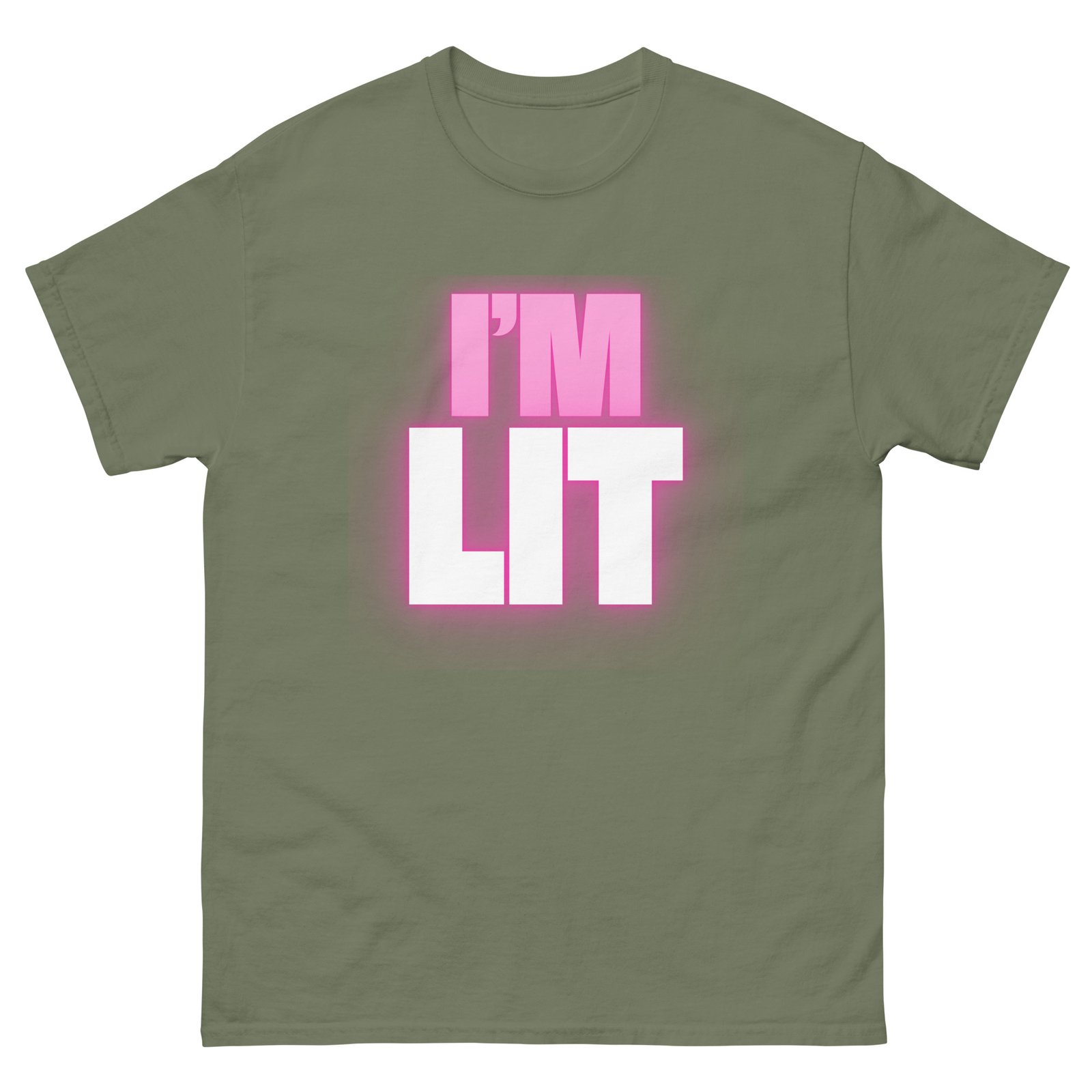 I'm Lit Unisex Classic Tee T-Shirt - Image 17