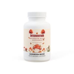 Intervention Mushroom Blend Supplement — Gives Daily Energy, Supports Brain Health & Cognitive Function