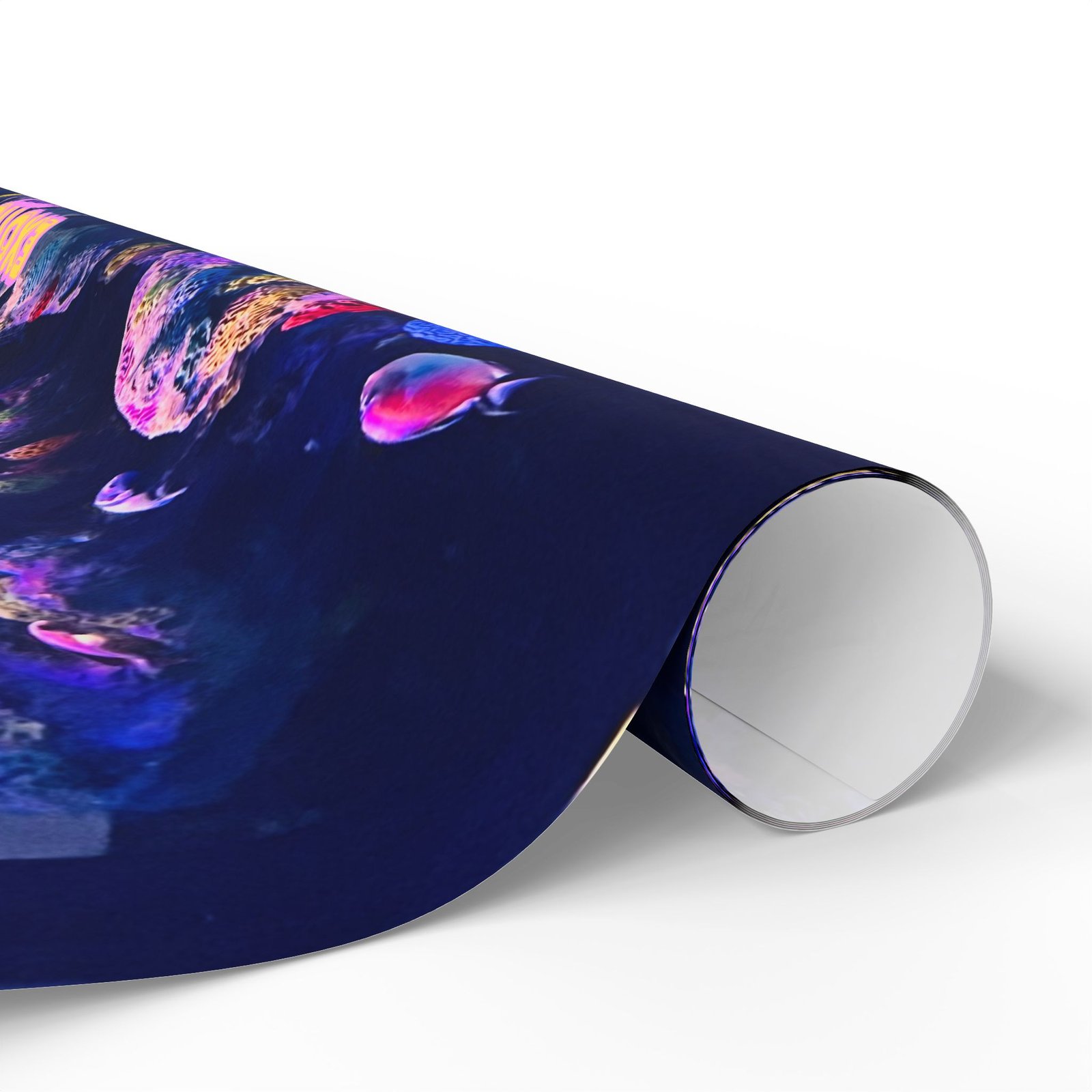 Exotic Life Coral Reef Wrapping Paper — Vibrant Underwater Gift Wrap - Image 2