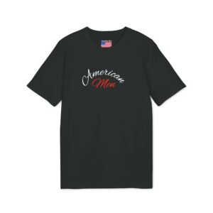 American Men Brand T-Shirt — Embroidery American Men Script Tee