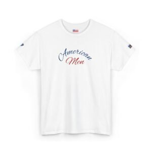 American Men Brand T-Shirt — Embroidery American Men Script Tee