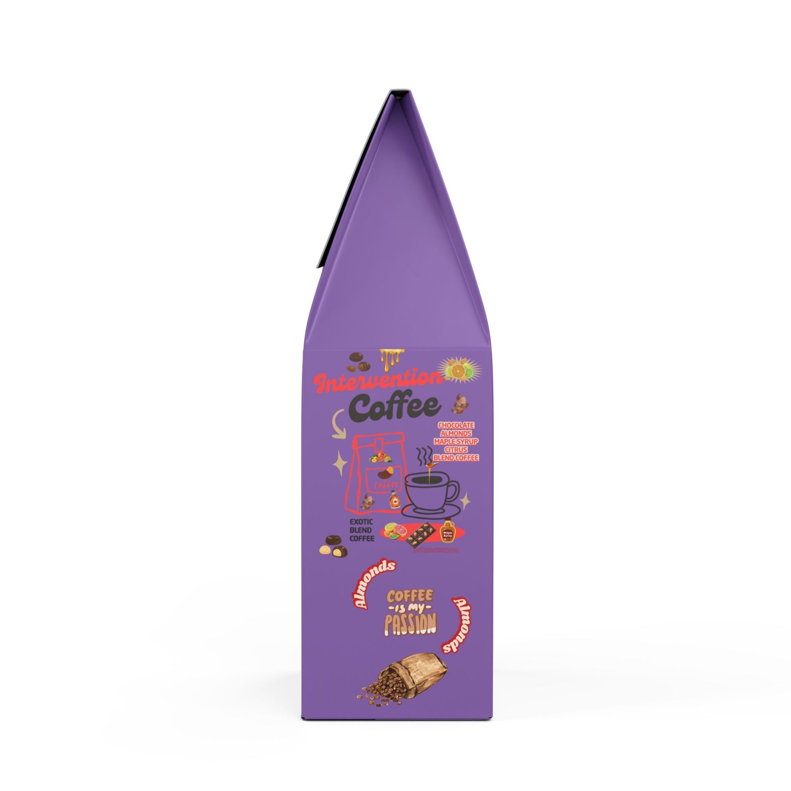 Intervention Exotic Coffee Blend — Chocolate-Covered Almond, Maple Syrup & Citrus Flavor (Medium Roast) - Image 3